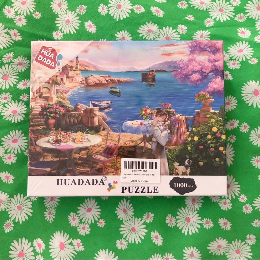 HuaDaDa Italy Resort Lakeside 1000 Piece Puzzle